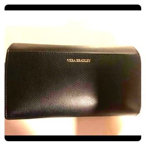 Vera Bradley Black Leather Crossbody